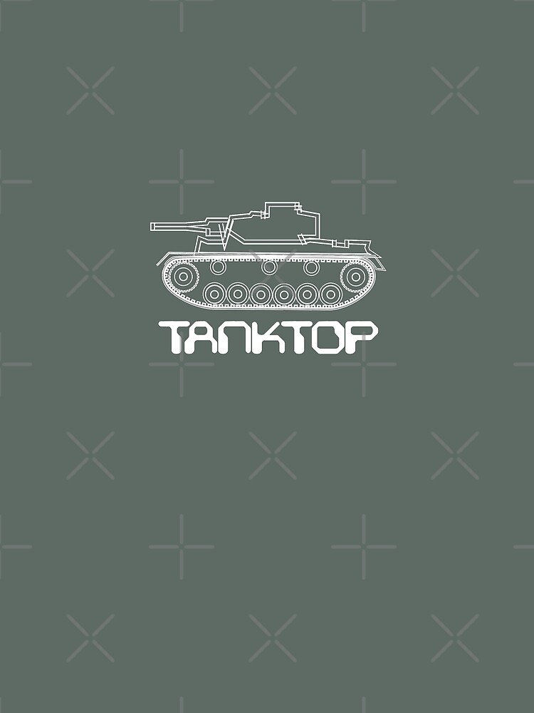 military tank silhouette funshirt for airsoft, paintball, gotcha and lasertag by cglightNing