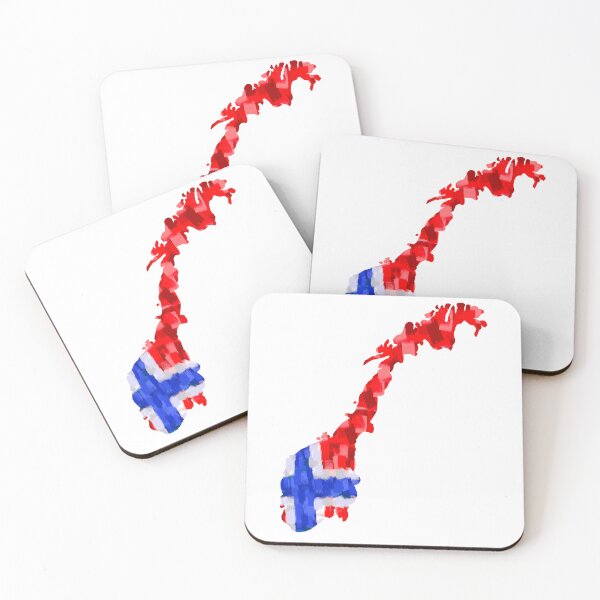 Item preview, Norway Flag Map designed and sold by HappyAli777.