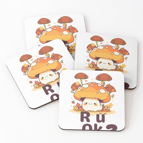 Item preview, R u ok mashroom  designed and sold by ZeeHues.