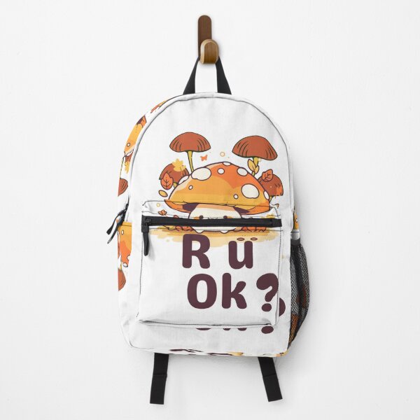 Item preview, R u ok mashroom designed and sold by ZeeHues.