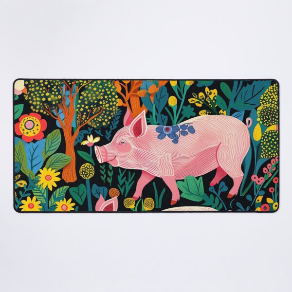Item preview, Whimsical Jungle Pigs designed and sold by nshaltiel.