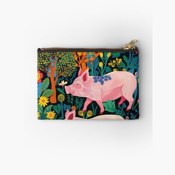 Item preview, Whimsical Jungle Pigs designed and sold by nshaltiel.