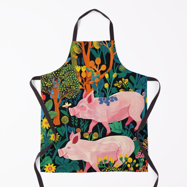 Item preview, Whimsical Jungle Pigs designed and sold by nshaltiel.