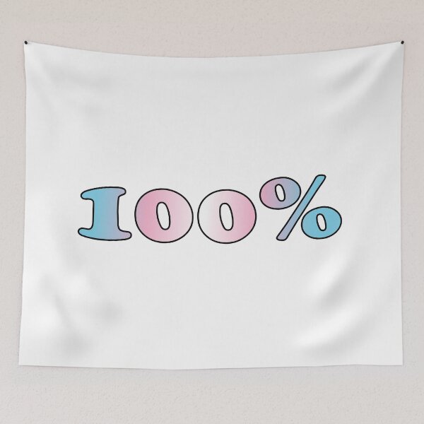 Item preview, 100 percent trans - Trans Rights designed and sold by Inspirationmotivation.