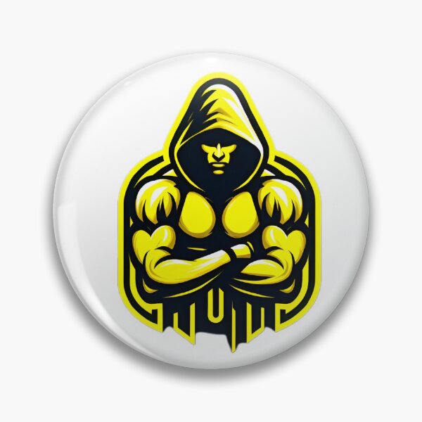 Item preview, Fluo muscular man logo designed and sold by mr-artt.