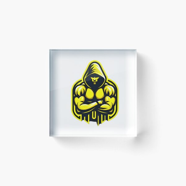 Item preview, Fluo muscular man logo designed and sold by mr-artt.