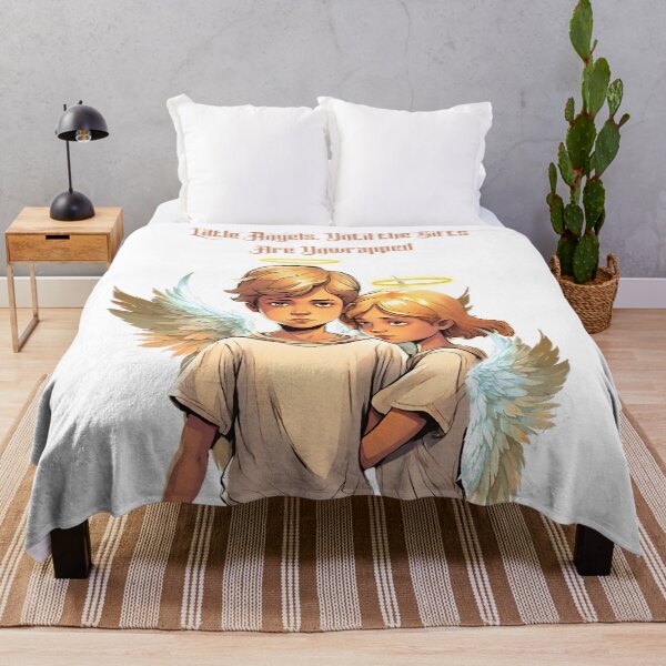 Item preview, Little Angels Until The Gifts Are Unwrapped - Gold Lettered designed and sold by signshirtz.