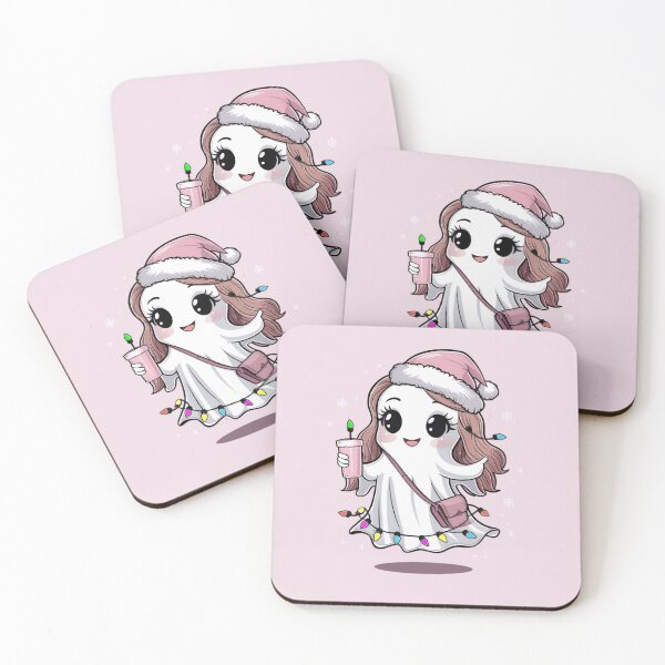 Item preview,  ghost lady in pink santa hat  designed and sold by jkrphoto.