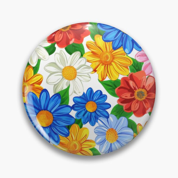 Item preview, Colorful Flower Pattern designed and sold by brandway.