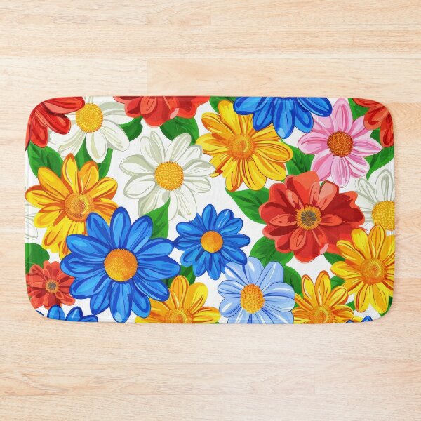 Item preview, Colorful Flower Pattern designed and sold by brandway.