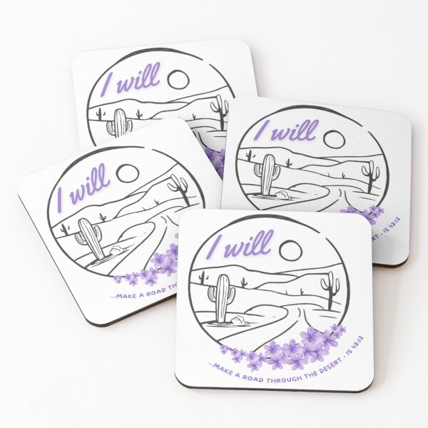 Item preview, Quote - Desert Road of Faith - Isaiah 43:12 designed and sold by Abbybub.