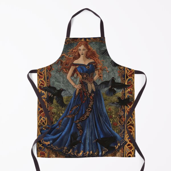Item preview, Celtic Goddess Anand with Ravens designed and sold by OccultDreams.