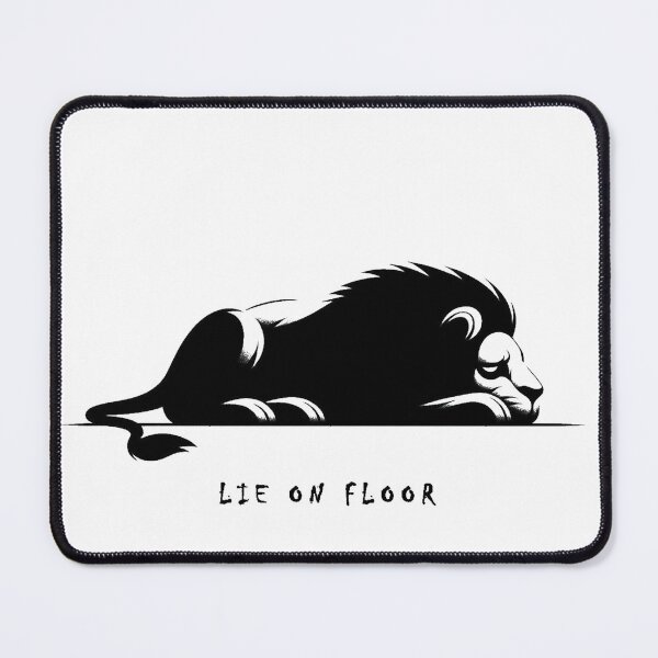 Item preview, lie on floor (black) designed and sold by Oryartil.