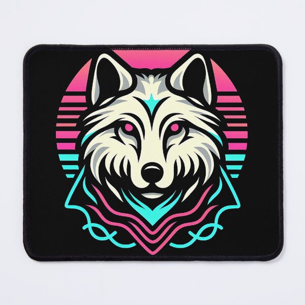 Item preview, Retro Wolf designed and sold by LvlUpPrints.