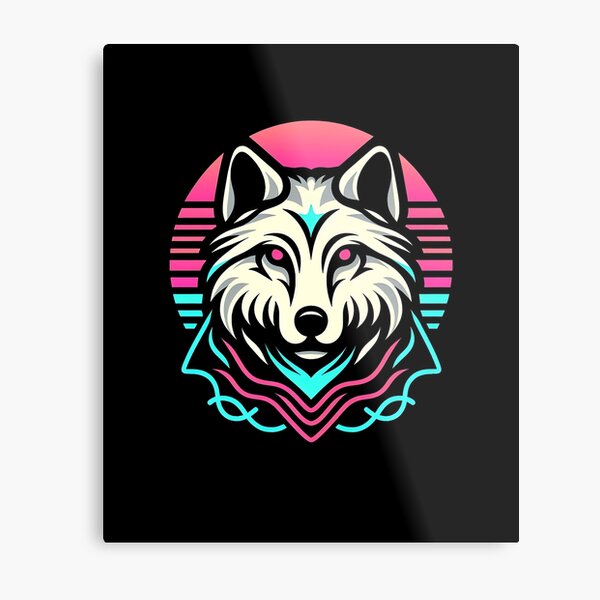Item preview, Retro Wolf designed and sold by LvlUpPrints.