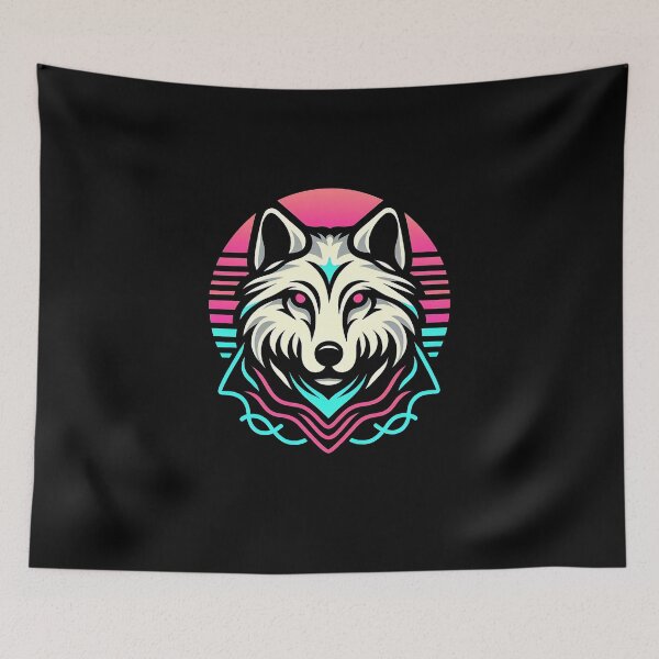 Item preview, Retro Wolf designed and sold by LvlUpPrints.
