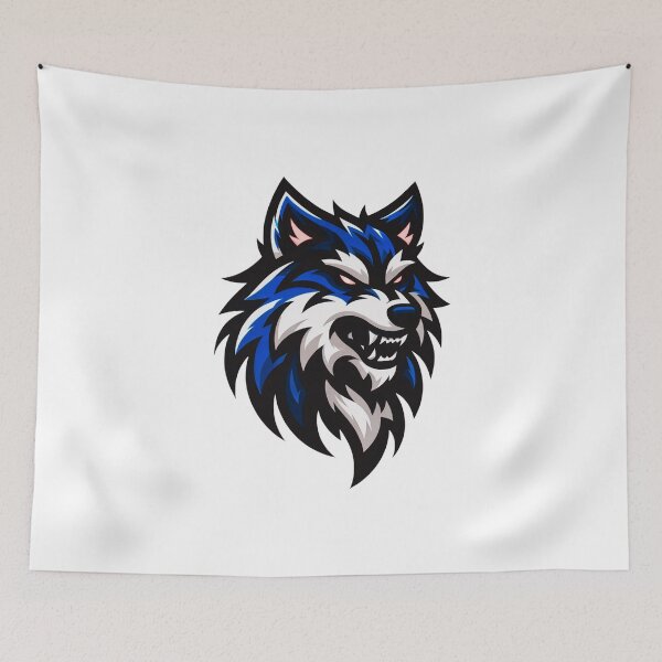 Item preview, Fierce Alpha Wolf -  BLUE designed and sold by Weknes.