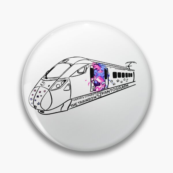 Item preview, The Trainbow's Pantograph Omnisexual Pride flag designed and sold by YsbrydLuna.