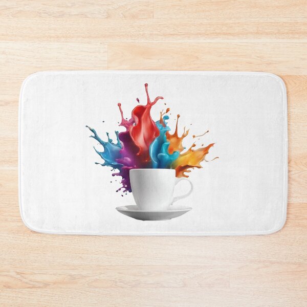 Item preview, Coffee Cup with Bright Paint Splash 3 designed and sold by Tom-Johnson.