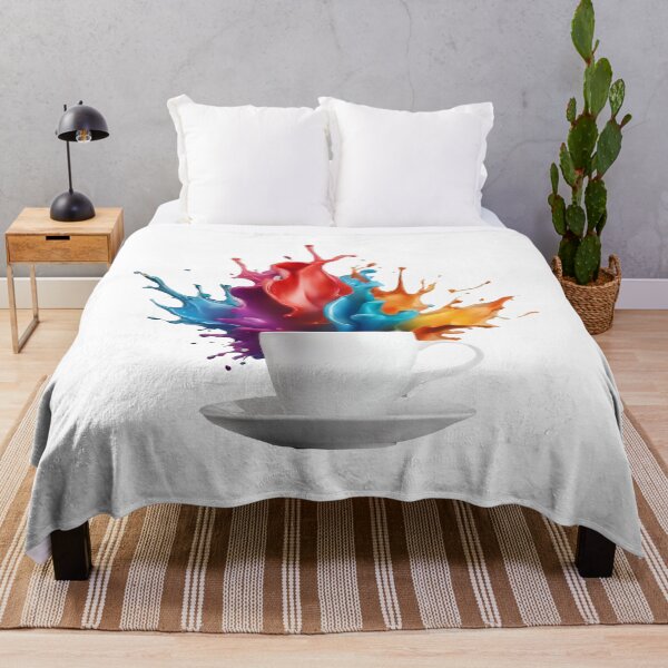 Item preview, Coffee Cup with Bright Paint Splash 3 designed and sold by Tom-Johnson.