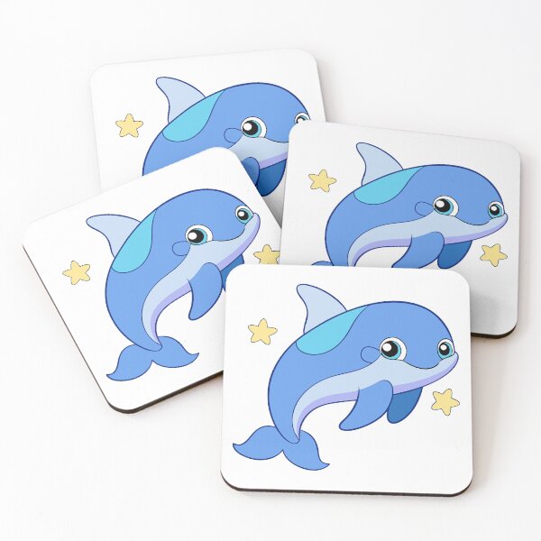 Item preview, Dreamy Dolphin Sticker – Whimsical Dolphin Art for Ocean Enthusiasts designed and sold by itsnaeem (36).