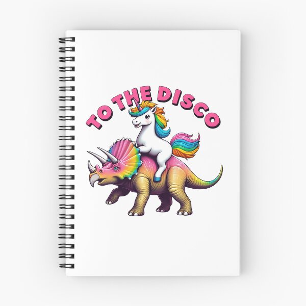 Item preview, To The Disco, Unicorn Riding Triceratops designed and sold by Haji  Kamora.