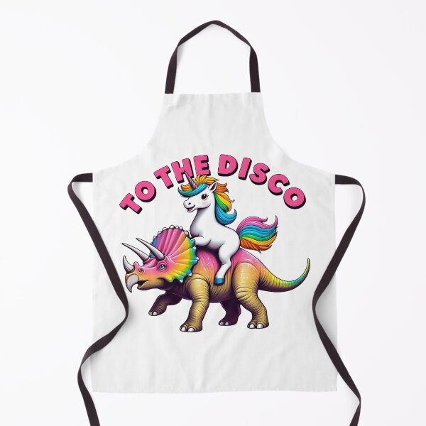 Item preview, To The Disco, Unicorn Riding Triceratops designed and sold by Haji Kamora.