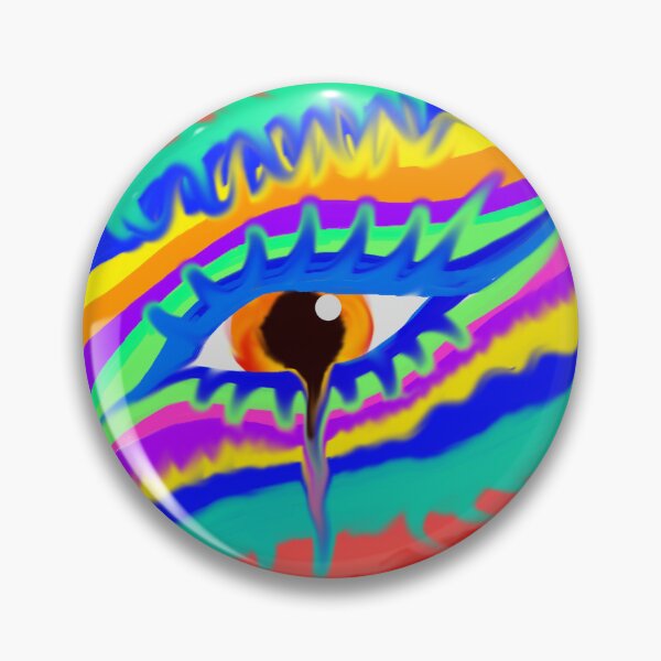 Item preview, Eye in hyperpop art style designed and sold by blackygoldcat.