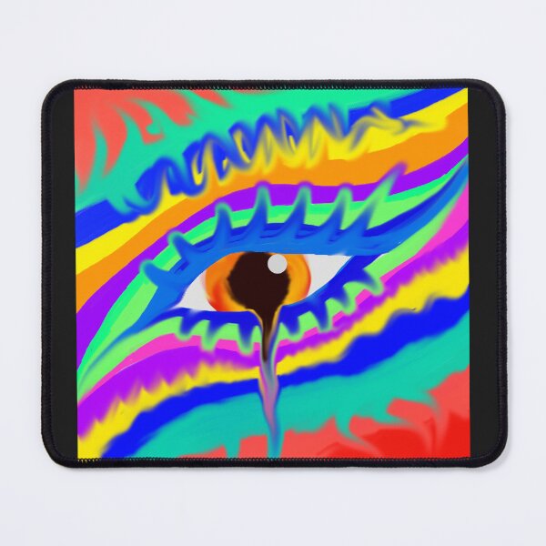 Item preview, Eye in hyperpop art style designed and sold by blackygoldcat.