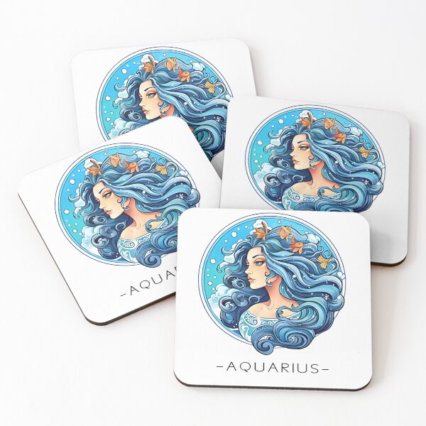 Item preview, Zodiac Aquarius designed and sold by LvlUpPrints.