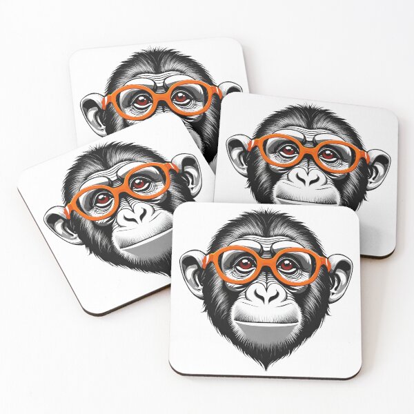 Item preview, Comic Ape with Glasses 2 designed and sold by Tom-Johnson.