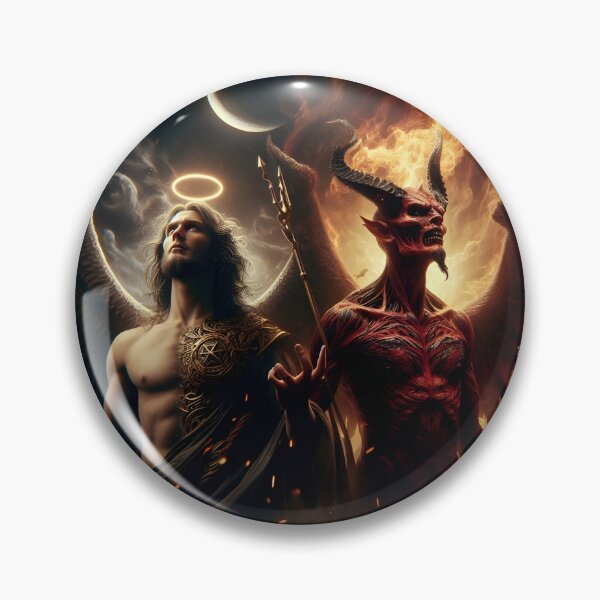 Item preview, Angel and Devil designed and sold by GalleryBrisArt.