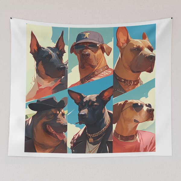 Item preview, 6 Dogs Collage designed and sold by Christian Weiss.