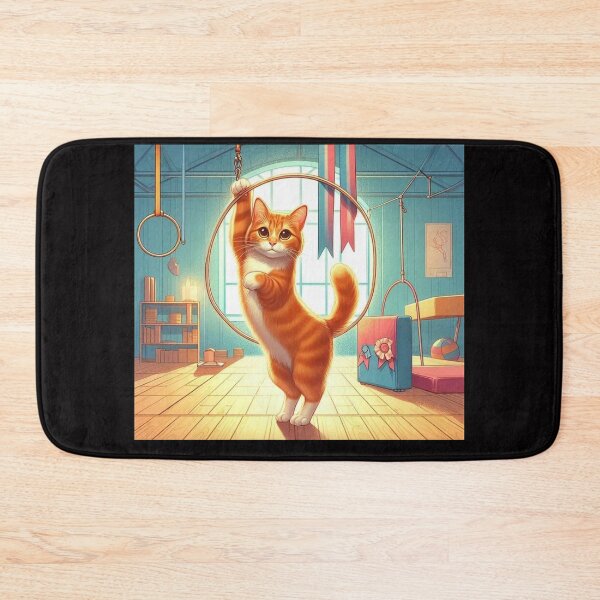 Item preview, Cat on Aerial Hoop designed and sold by Jurand  Creations.