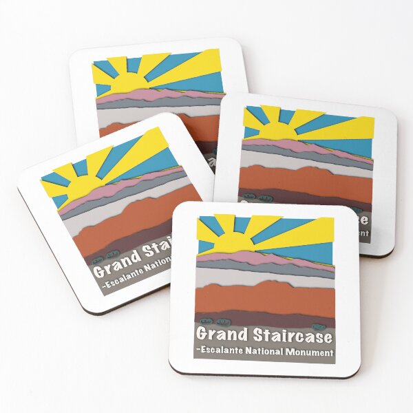 Item preview, Grand Staircase- Escalante National Monument Paper Cutout designed and sold by BackseatGeology.