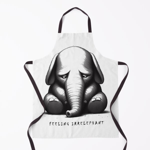 Item preview, feeling irrelephant (black) designed and sold by Oryartil.