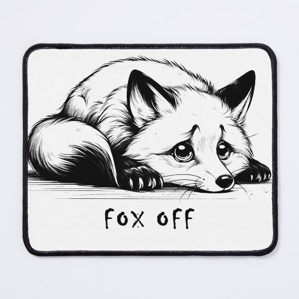 Item preview, fox off (black) designed and sold by Oryartil.