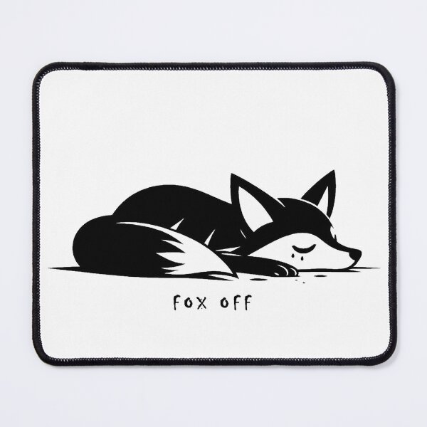 Item preview, fox off (black) designed and sold by Oryartil.