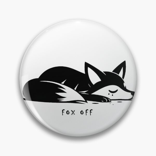 Item preview, fox off (black) designed and sold by Oryartil.