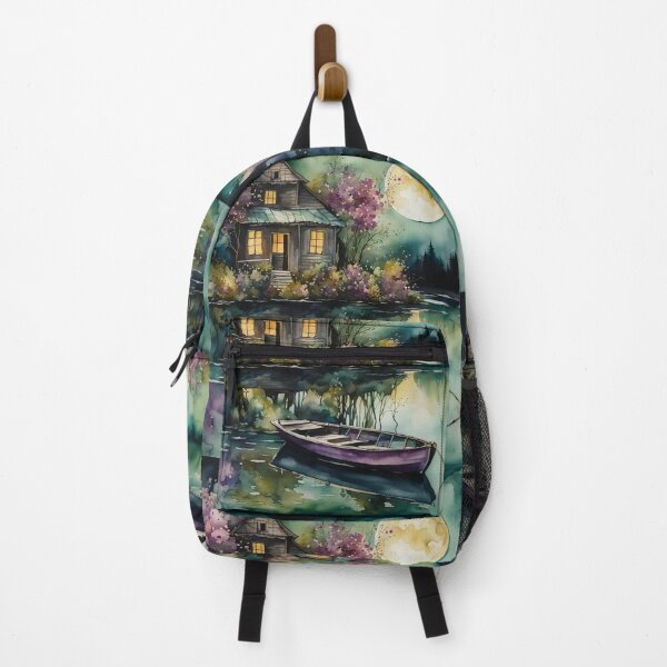 Item preview, The Lakefront House in The Moonlight designed and sold by redask2me.