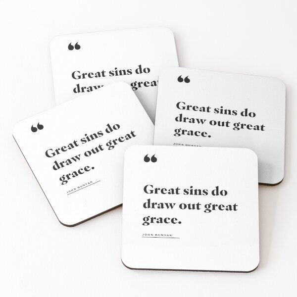Item preview, Great Grace John Bunyan Quote designed and sold by 2fivequotes.