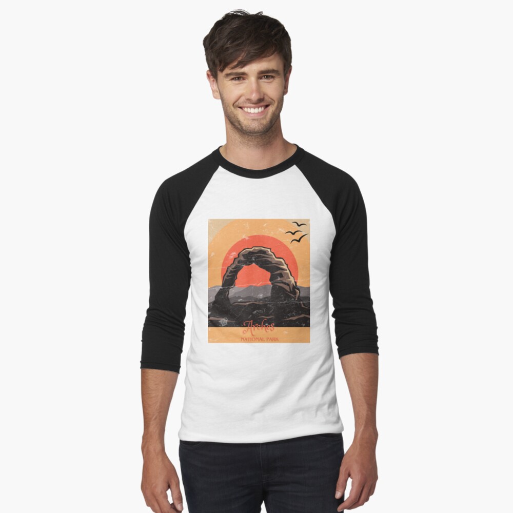 Item preview, Baseball ¾ Sleeve T-Shirt designed and sold by jouvaygifts.
