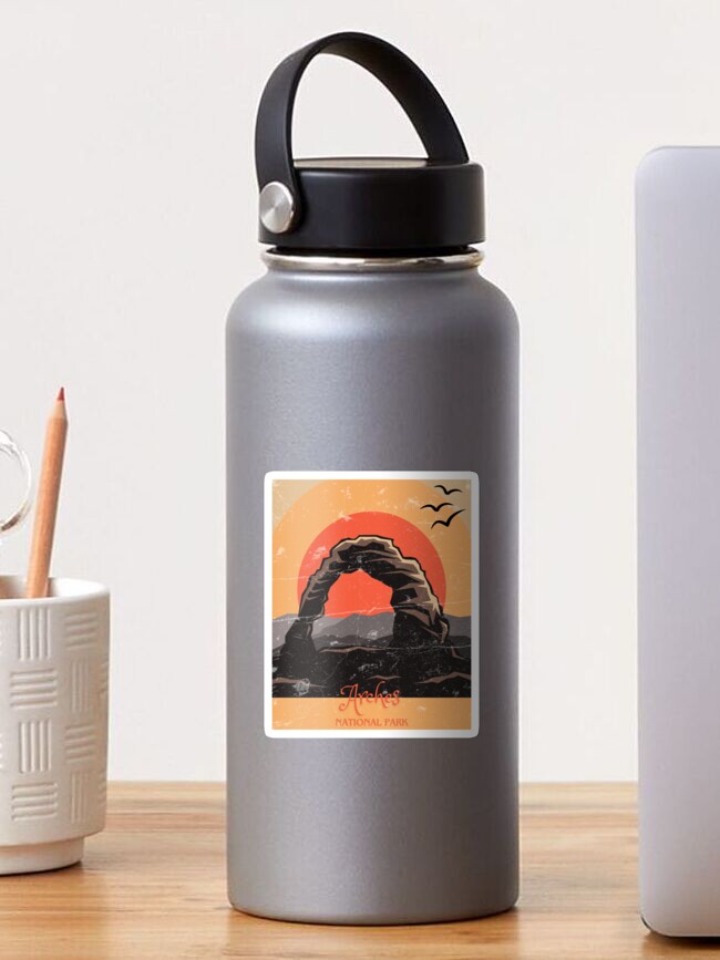 Thumbnail 1 of 3, Sticker, Arches National Park designed and sold by jouvaygifts.