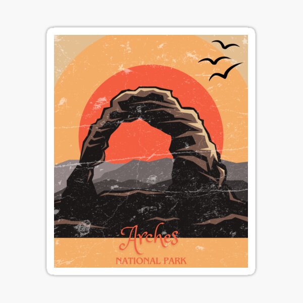 Arches National Park Sticker