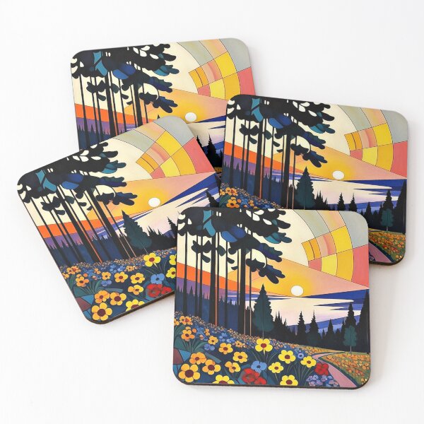 Item preview, Floral Mountainside designed and sold by George Hutton Hunter.