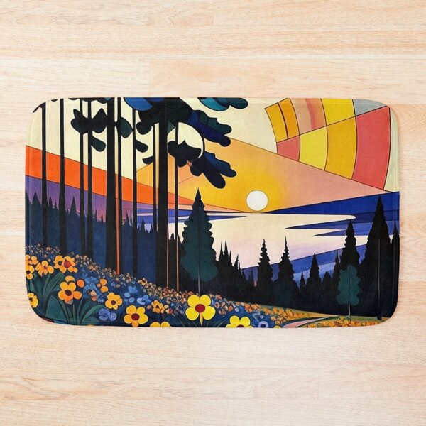 Item preview, Floral Mountainside designed and sold by George Hutton Hunter.