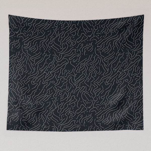 Item preview, Fluid Line Art Pattern - Modern Abstract Design designed and sold by Daniel Haddad.
