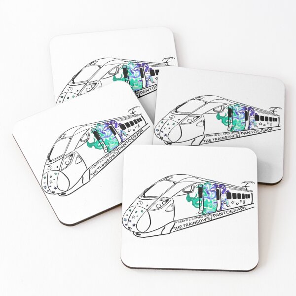 Item preview, The Trainbow's Pantograph Gay Male Pride flag designed and sold by YsbrydLuna.