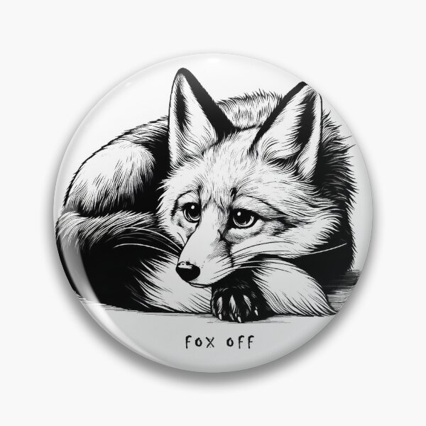 Item preview, fox off (black) designed and sold by Oryartil.