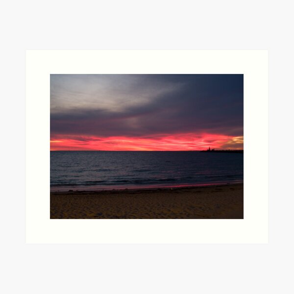 Fremantle Sunset Art Print